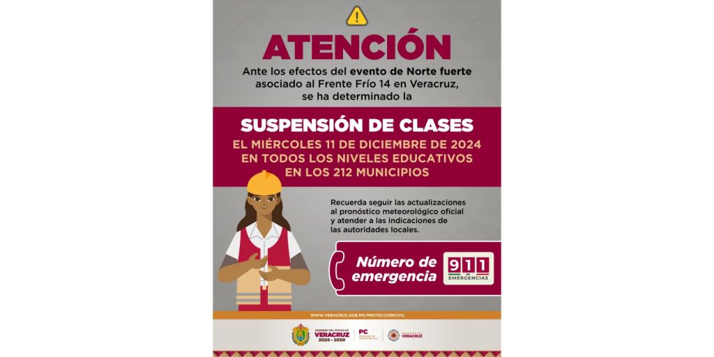 Este miércoles suspensión clases en todos los niveles&nbsp;educativos