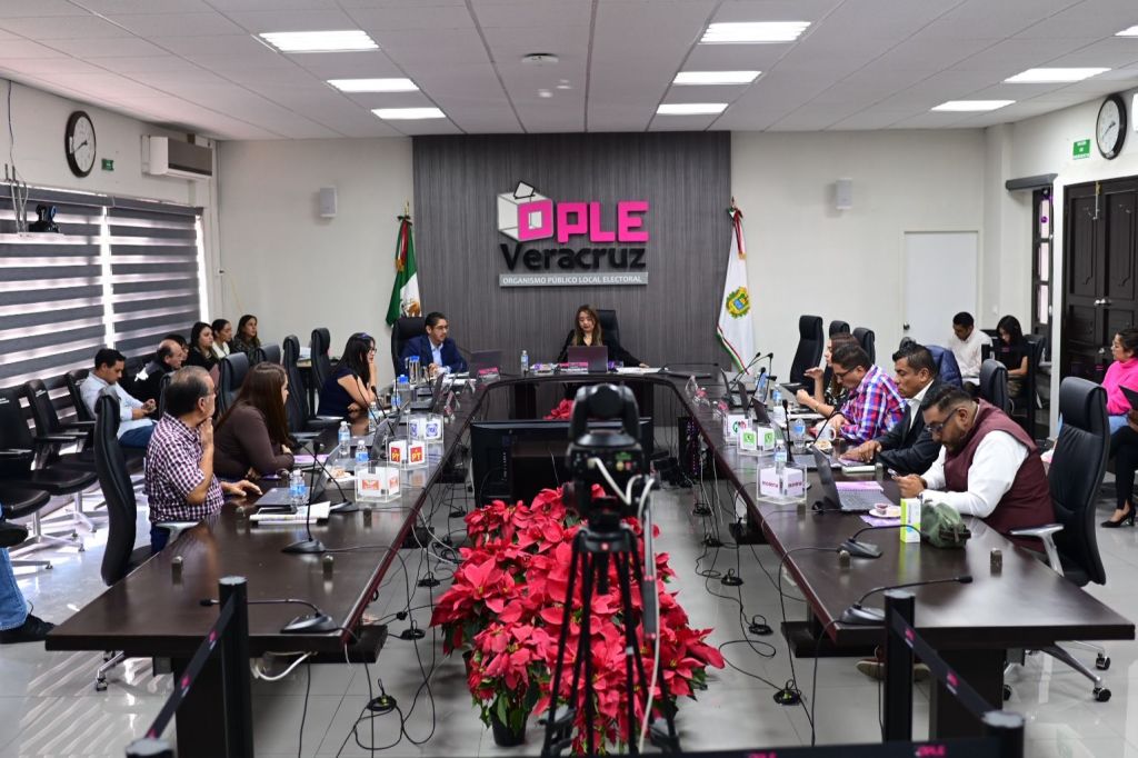 OPLE Veracruz aprueba áreas de monitoreo para el Proceso Electoral&nbsp;2024-2025