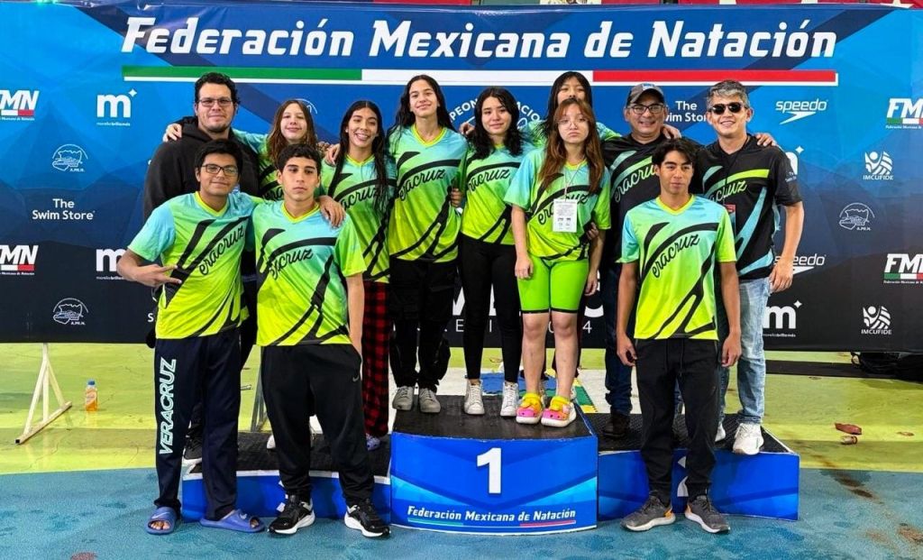 Delegación veracruzana brilla en Nacional de Natación de Invierno&nbsp;2024