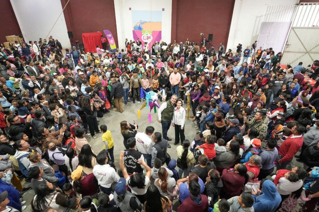 Celebran Pepe Chedraui y MariElise Budib posadas navideñas en San Pablo Xochimehuacan y San Jerónimo&nbsp;Caleras