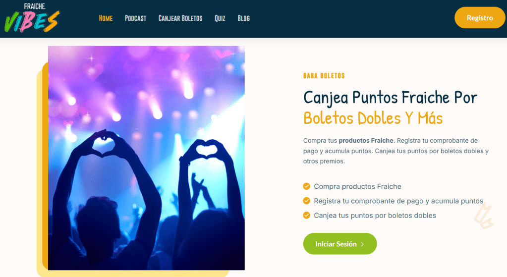 Fraiche Vibes: La Nueva Plataforma que Te Lleva a los Conciertos de tus&nbsp;Sueños