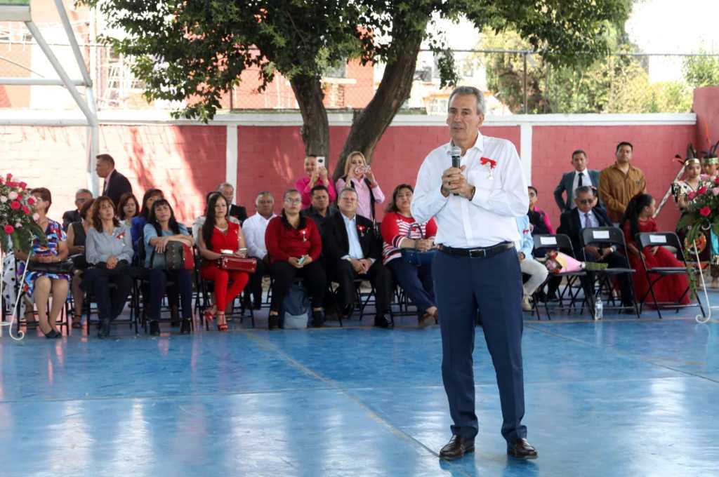 Atestigua Pepe Chedraui donación de captador pluvial en el Preescolar Jorge Murad&nbsp;Macluf