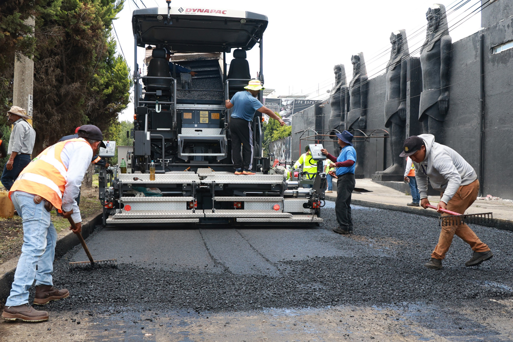 Avanza rehabilitación de laterales de la Recta a Cholula; paz, bienestar y&nbsp;conectividad
