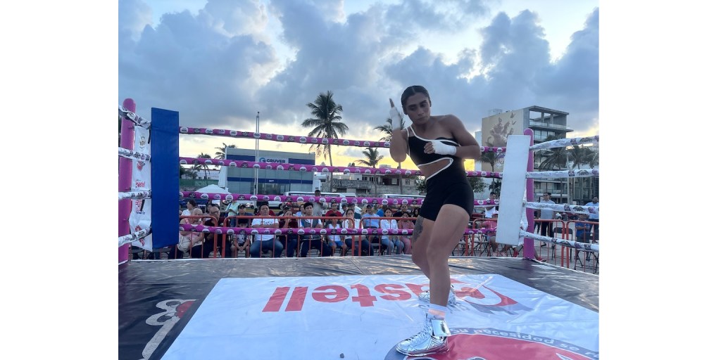 Realiza entrenamiento público, la campeona mundial, Esneydi “La Leona”&nbsp;Rodríguez
