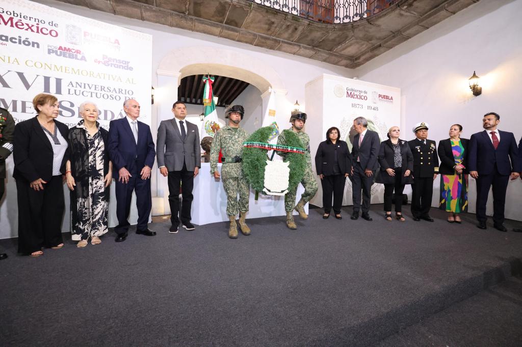 En memoria de Carmen Serdán, Gobierno de Puebla reafirma su compromiso con protección a las&nbsp;mujeres