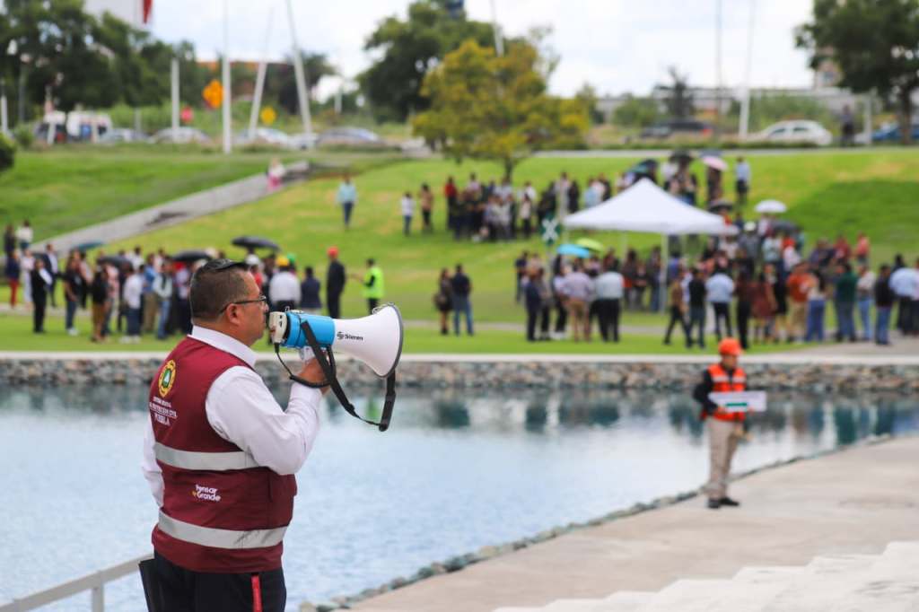 Puebla participa en Simulacro Nacional: refuerza cultura de prevención y confianza&nbsp;ciudadana