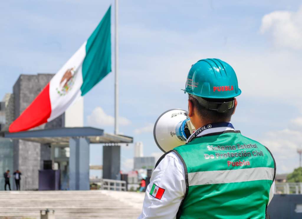 Puebla se suma con éxito al segundo simulacro nacional&nbsp;2025