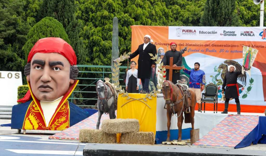 Puebla honra a Jose Ma. Morelos y Pavón, forjador de una Nación con justicia y&nbsp;libertad