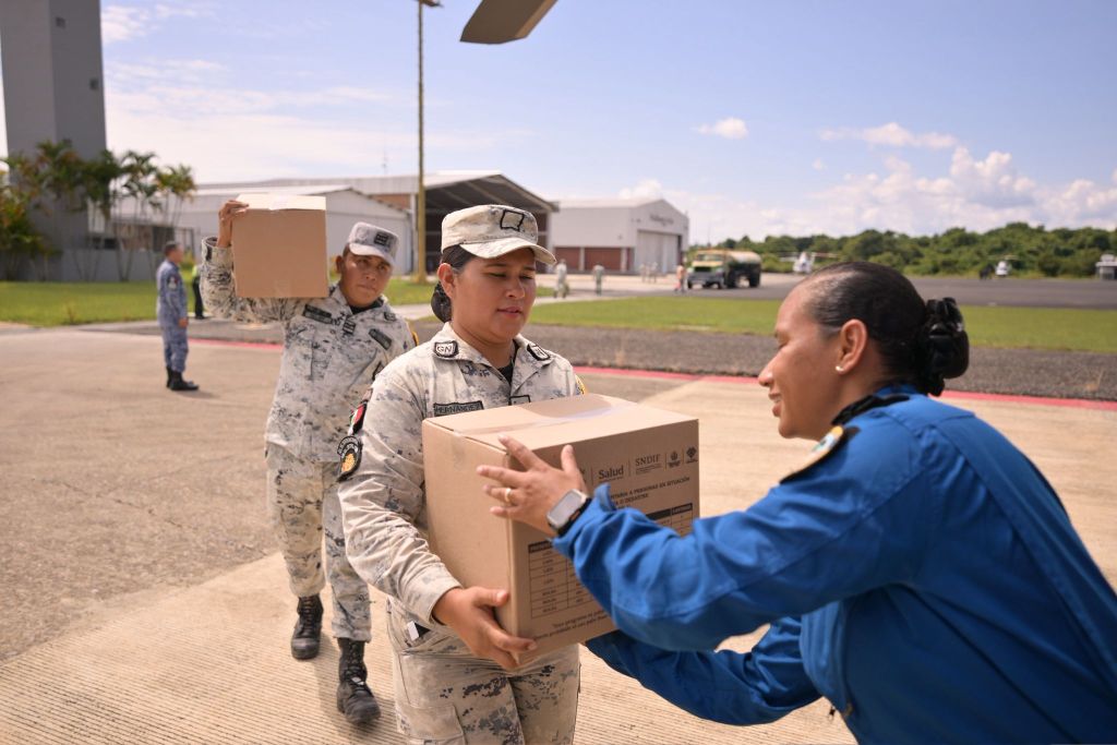 Supervisa Gobernadora de Veracruz salida de ayuda humanitaria a municipios&nbsp;incomunicados