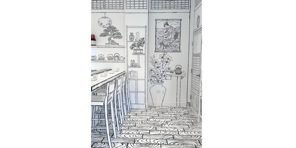 Shirokuro es un restaurante en blanco y negro en 2D en Nueva&nbsp;York