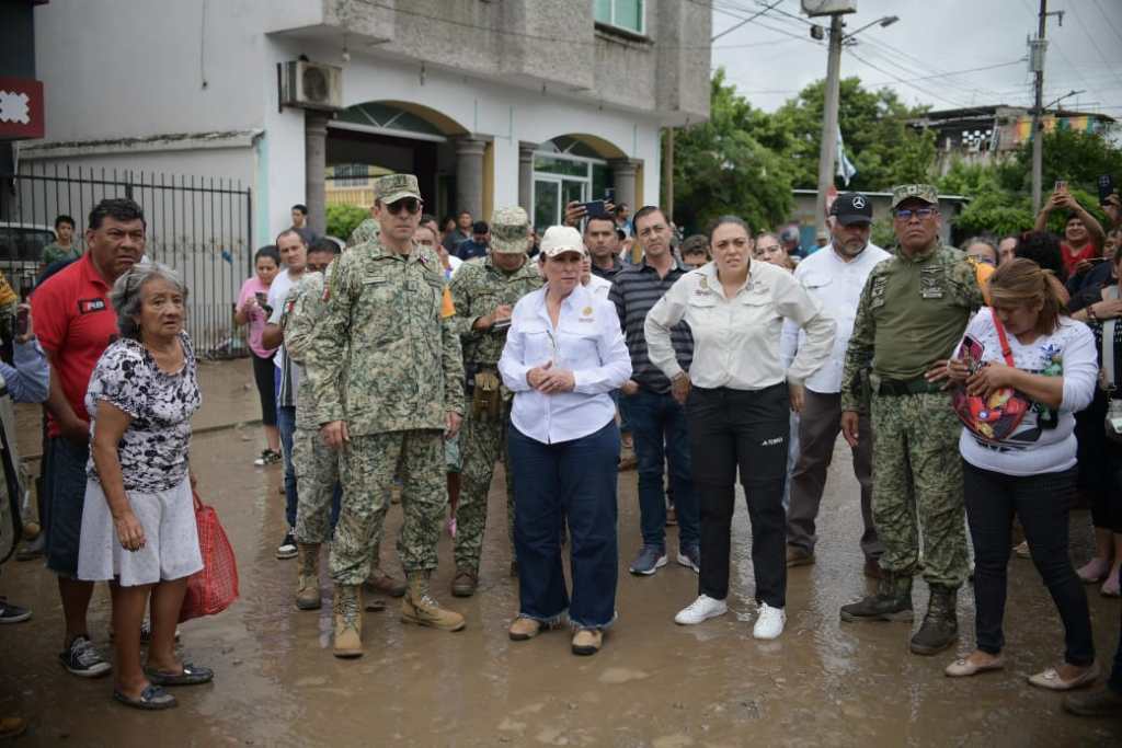 Supervisa Rocío Nahle respuesta interinstitucional ante emergencias por lluvias en&nbsp;Veracruz