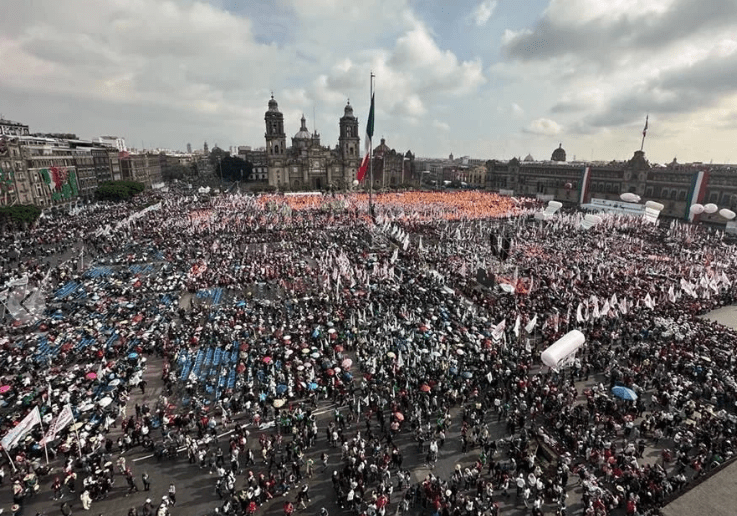 Llegan a Zócalo para festejar primer año de&nbsp;CSP