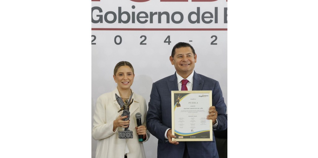 Puebla gana el Premio Ángel del Turismo al Mejor Destino Turístico de&nbsp;México