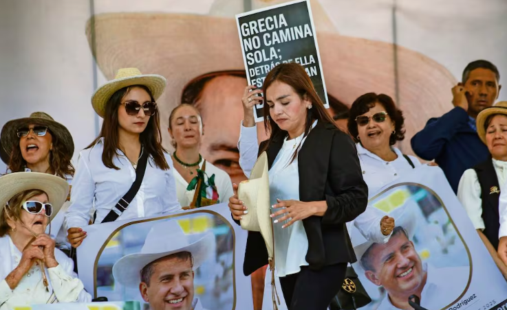 Grecia Quiroz llama al voto de castigo en 2027 para&nbsp;Michoacán