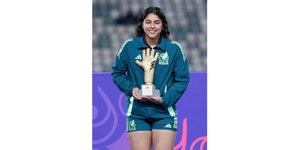 La mexicana Valentina Murrieta es reconocida como la mejor portera del Mundial&nbsp;Sub-17