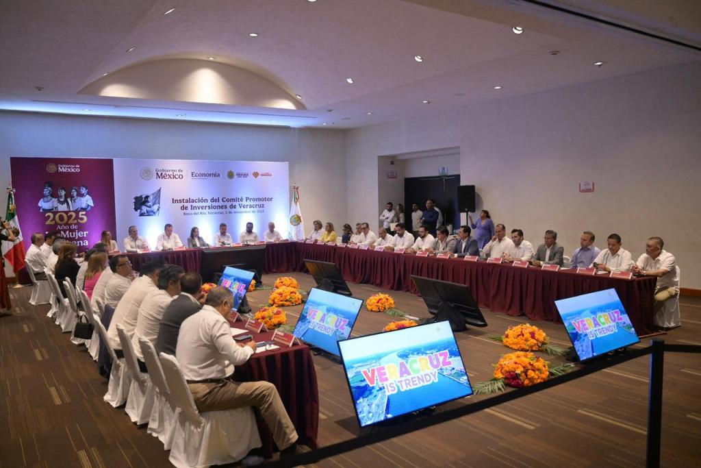 Instala Gobernadora de Veracruz el Comité Promotor de&nbsp;Inversiones