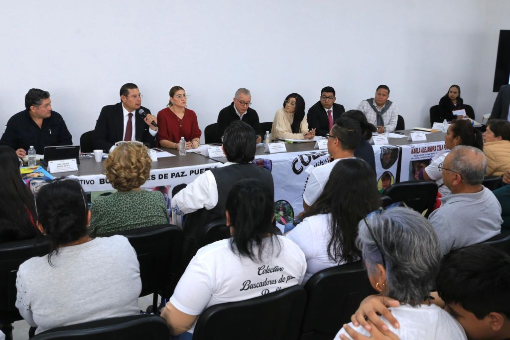 Presenta Gobierno de Puebla avances a madres buscadoras con sensibilidad en 5a reunión de&nbsp;trabajo