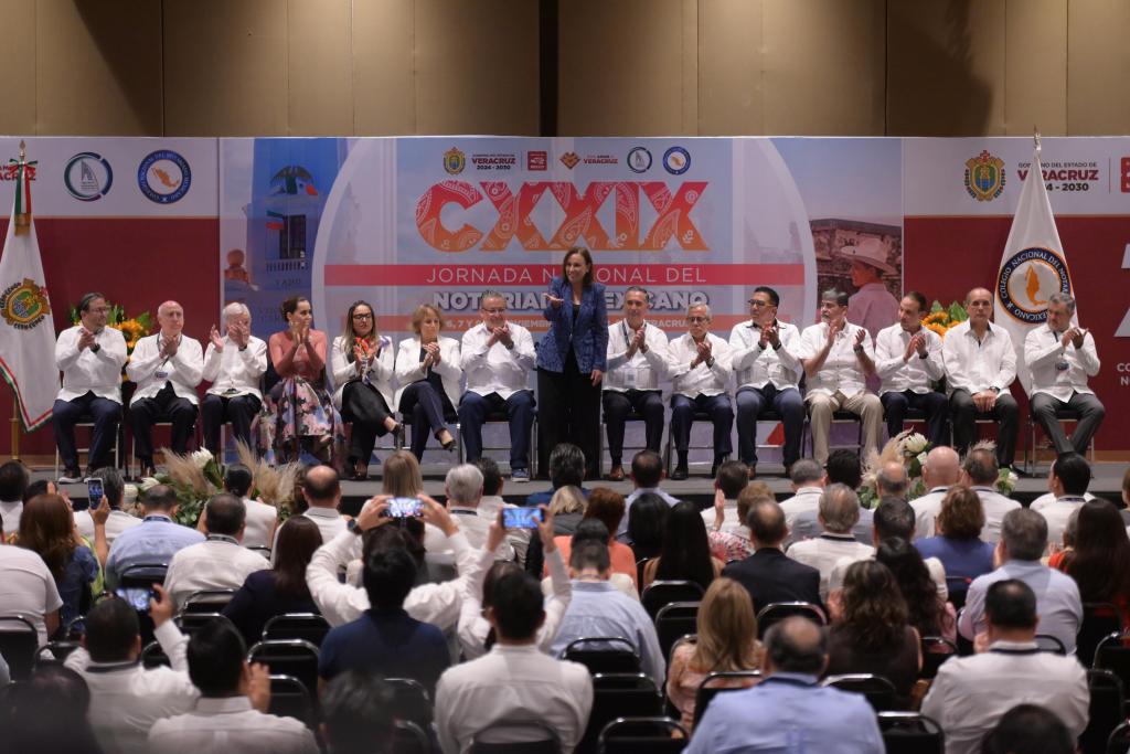 El notariado, garante de la legalidad, confianza y certeza jurídica: Rocío&nbsp;Nahle