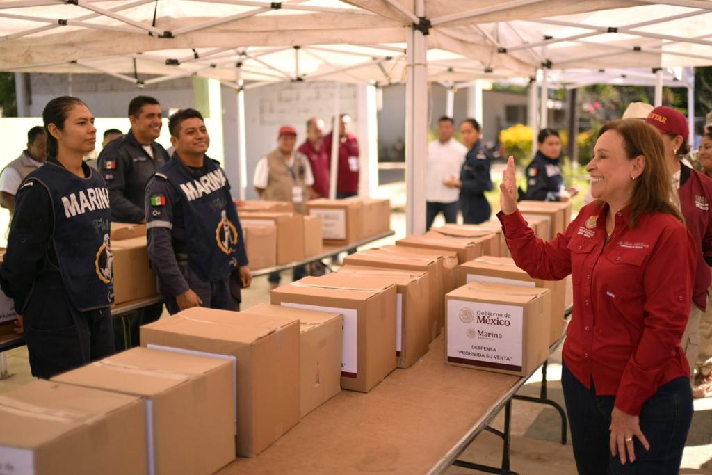 Rocío Nahle supervisa en Álamo la entrega de apoyos integrales a familias&nbsp;afectadas