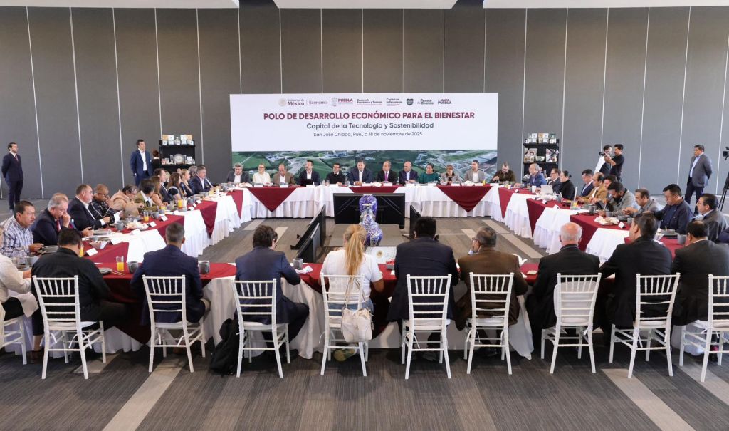 Puebla, primer estado, que completa tarea de cubrir polígono de desarrollo: Secretaría de&nbsp;Economía