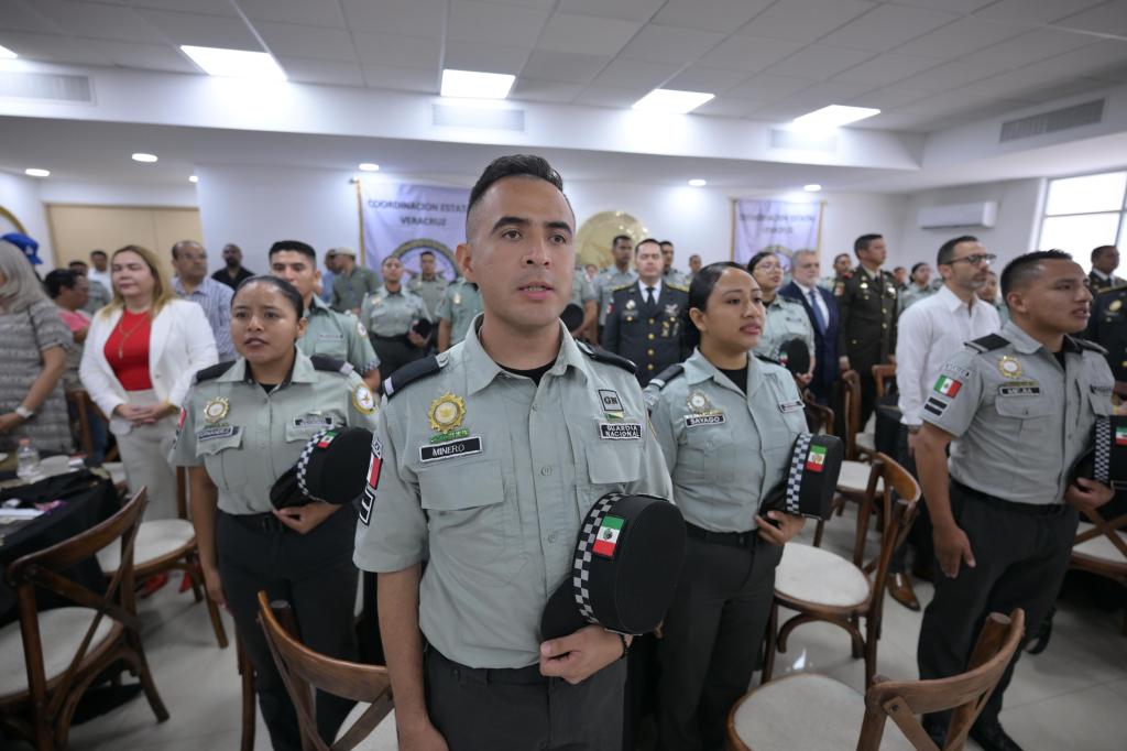 Reconoce Rocío Nahle a la Guardia Nacional por siete años de servicio a Veracruz
